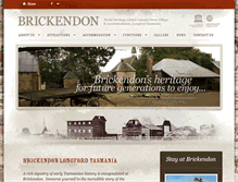 Tablet Screenshot of brickendon.com.au